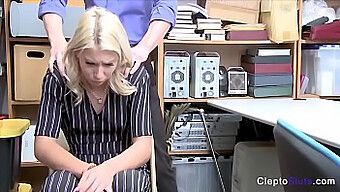 A Young Blonde Woman Experiences Unwanted Sexual Advances And Groping In Prison For Stealing